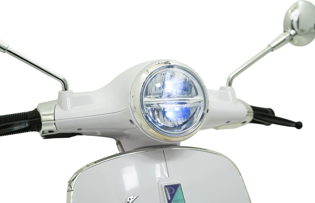 Ramiz Vespa Scooter ROMA Biela Detský motocykel