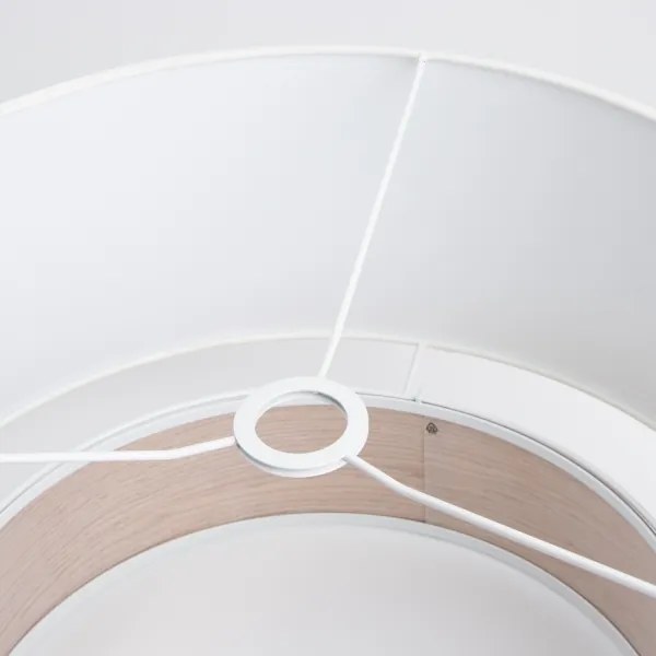 Brilagi - LED luster na lanku CERIA 1xE27/40W/230V priemer 50 cm biela/béžová