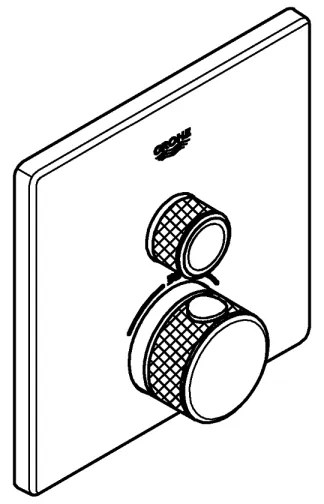 GROHE 29123000 - Termostatická sprchová batéria GROHTHERM SMARTCONTROL chróm