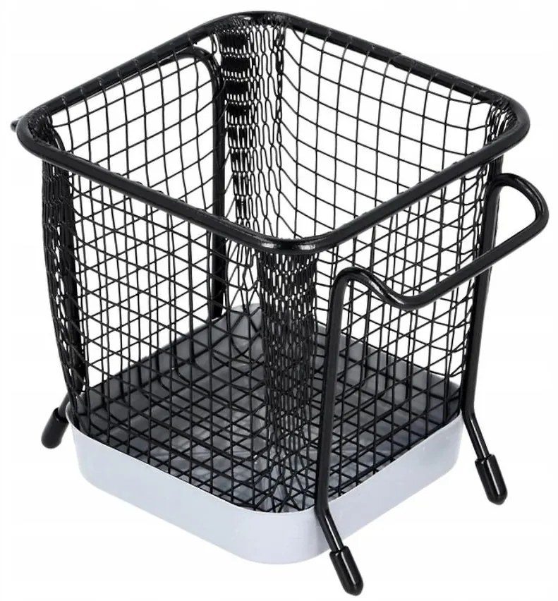 Odkvapkávač štvorcový čierny