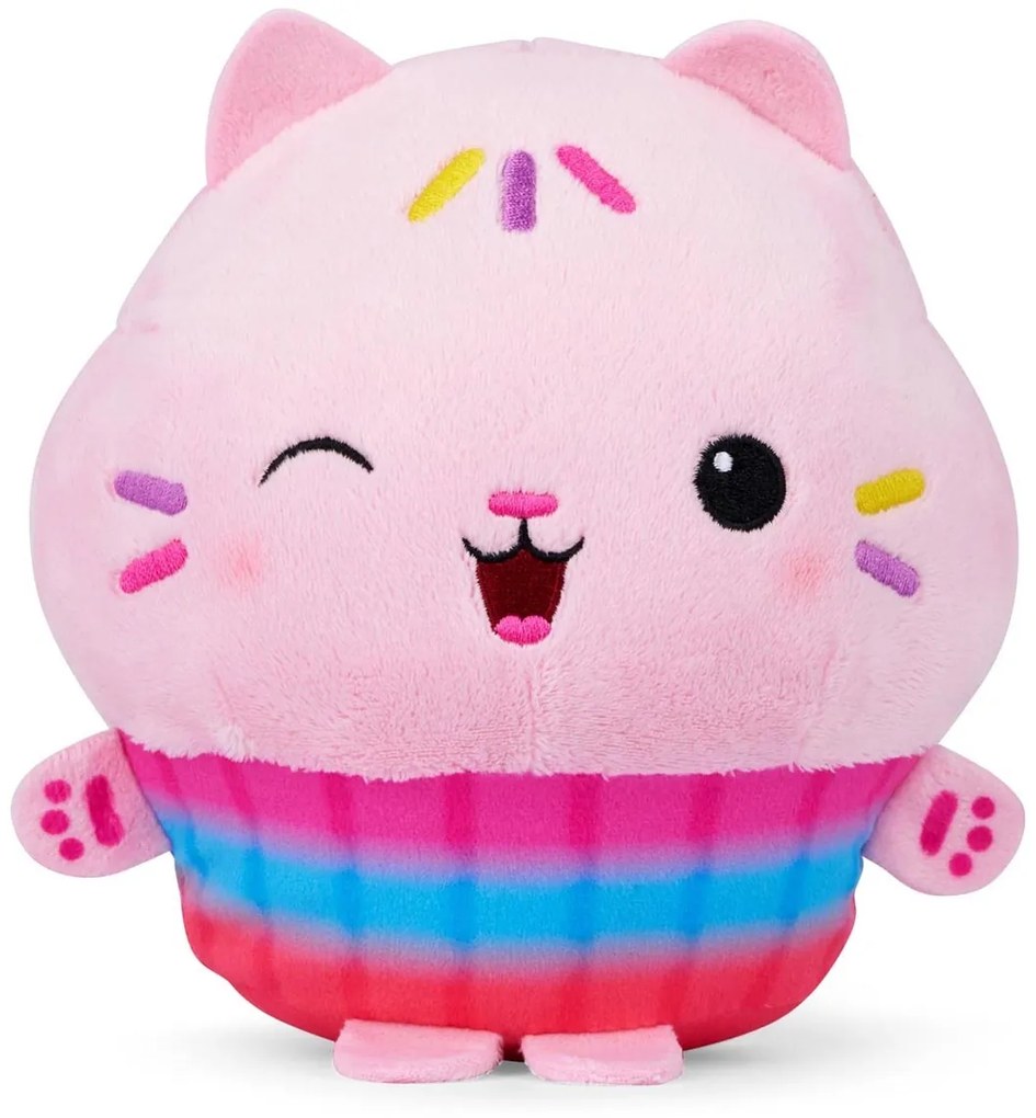 Gábinin Kúzelný Domček Mačička Muffin 25 cm, ružová, plyš