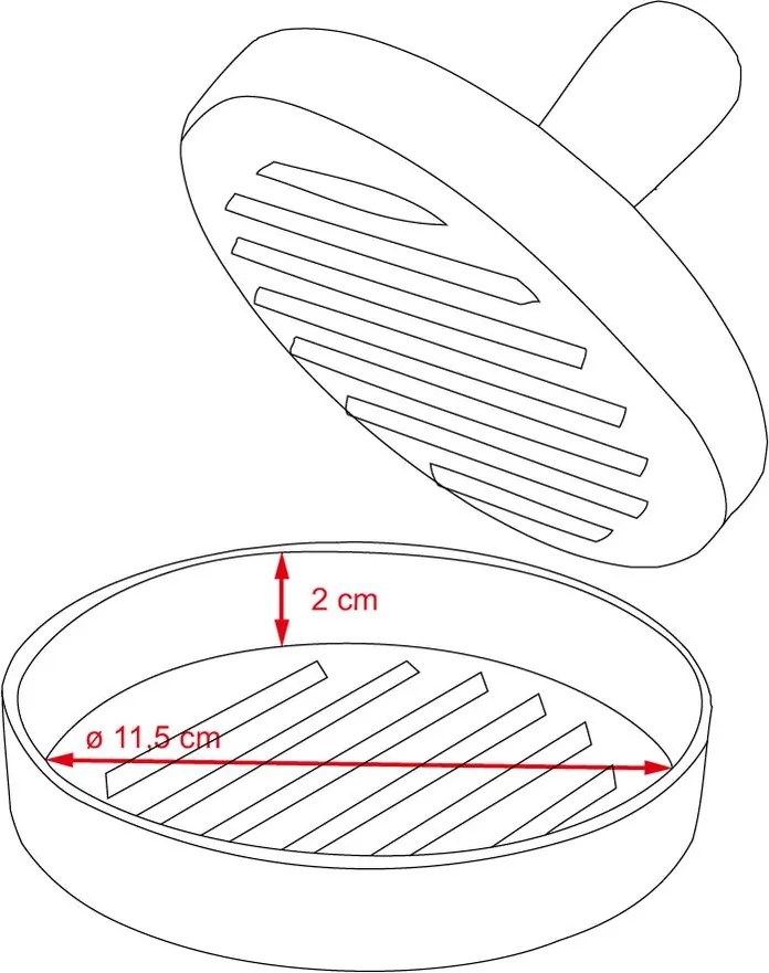 Lis na hamburger ANGUS