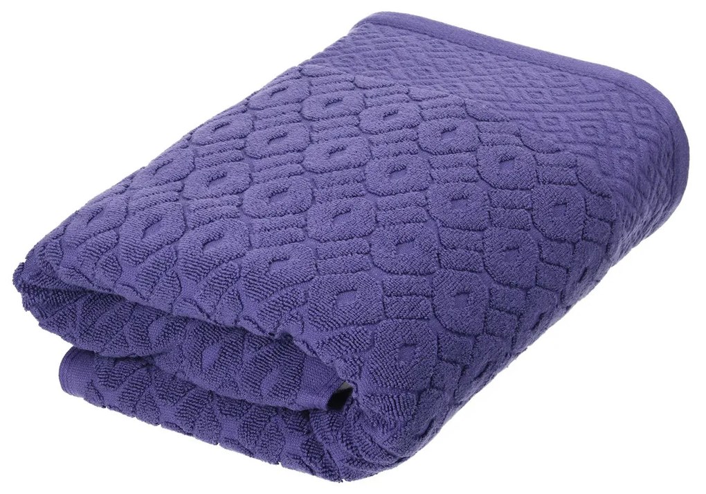 Uterák Lattice 50x90 cm deep violet