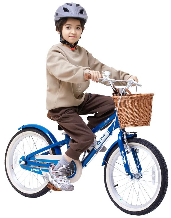 Detský bicykel Lovely City Eurocle 18" RoyalBaby RB18B-38 - modrý