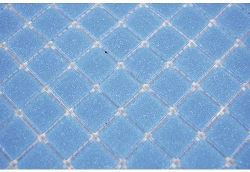 Sklenená mozaika GMA30 uni modrá 30,5x30,5 cm