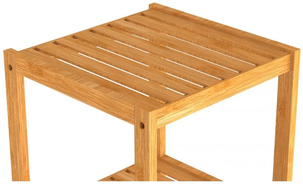 Schütte Bambusový regál so 4 priehradkami BMBA02-REG41