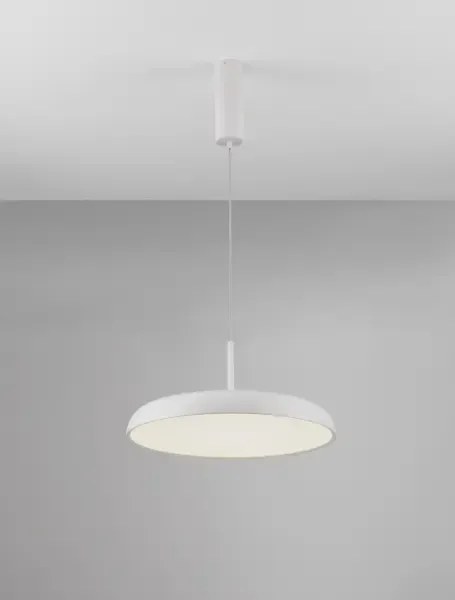 Stmievateľný LED luster Linus 45 biele