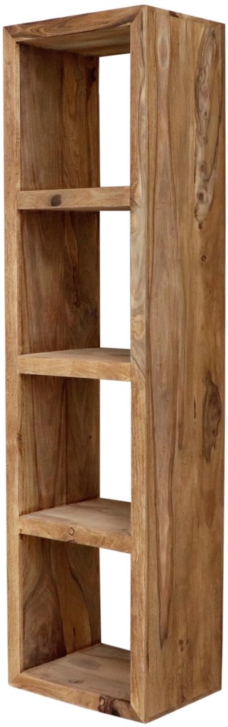 furniture-nabytek.cz - Dřevěná police do koupelny 50x35x185 z masivu palisandr