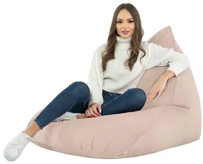 Sedací vak Bermudy SAKO pudrovo ružový plyš