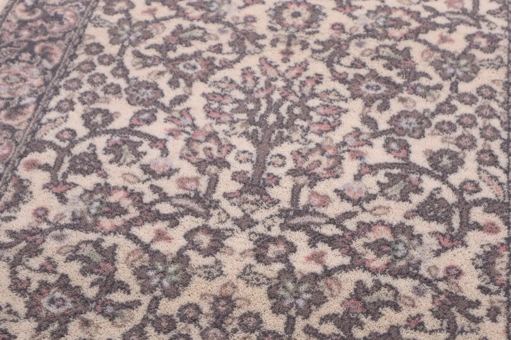 Orientálny behúň na mieru Isfahan Forenza alabaster, šíre 80 cm, ružová, chodba / predsieň, Agnella