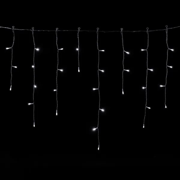 Aigostar - LED vonkajší vianočný reťaz 300xLED/8 funkcií 3xAA 18x06m IP44 studená biela