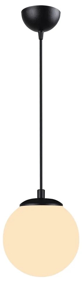 Čierne závesné svietidlo Squid Lighting Efe, výška 120 cm