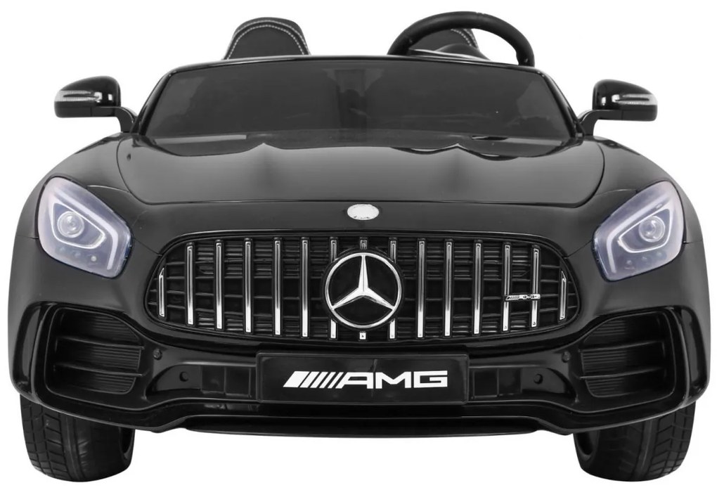 RAMIZ ELEKTRICKÉ AUTÍČKO MERCEDES-BENZ GT R 4 x 4 - LAKOVANÉ - ČIERNE - 4 x RS550PH-12V - 2 x 12V/7Ah - 2023