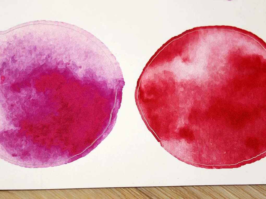 Farebné bodky textilní prelepiteľné nálepky na stenu 27 kusov 6 x 6 cm