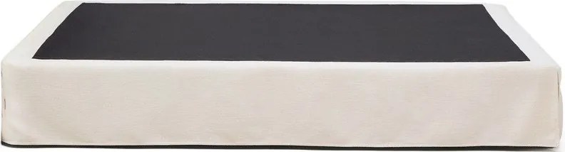 Biela čalúnená dvojlôžková posteľ bez čela 180x200 cm Jaira – Kave Home