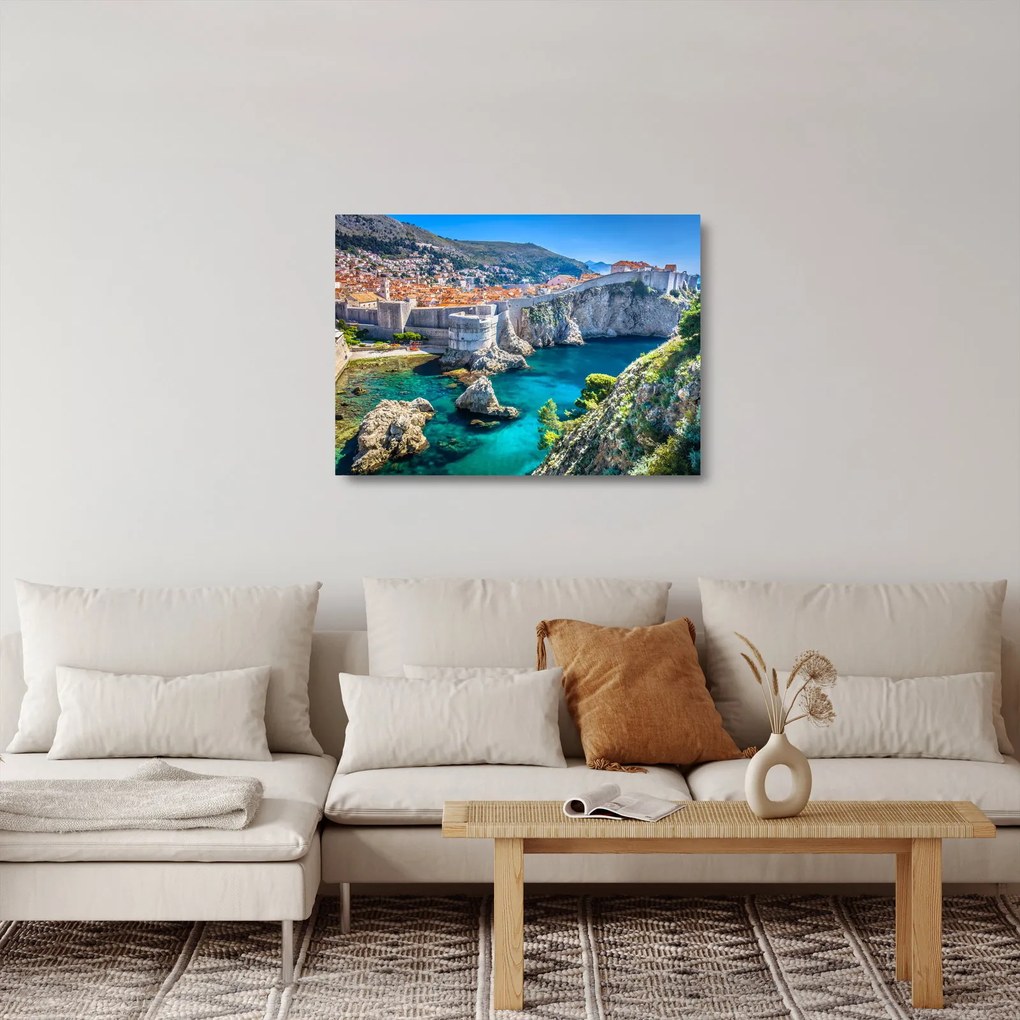 Sklenený obraz - Dubrovník (70x50 cm)