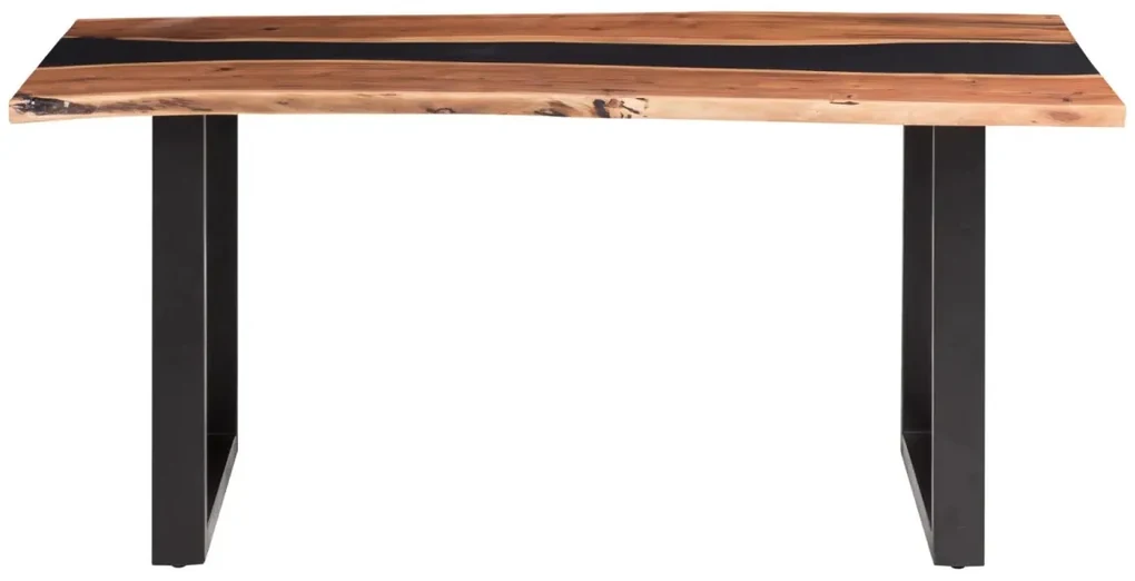 furniture-nabytek.cz - Masívny jedálenský stôl Black River z mangového dreva, lakovaný, hnedý – 140×90 cm