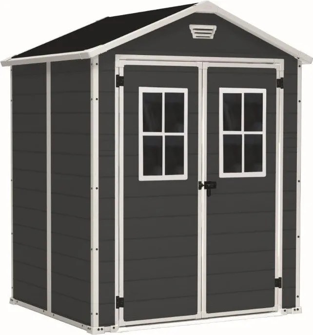 Záhradný domček Keter MANOR 6 x 5 DD tmavo šedý