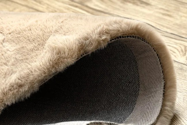 Koberec BUNNY tmavobéžový kruh