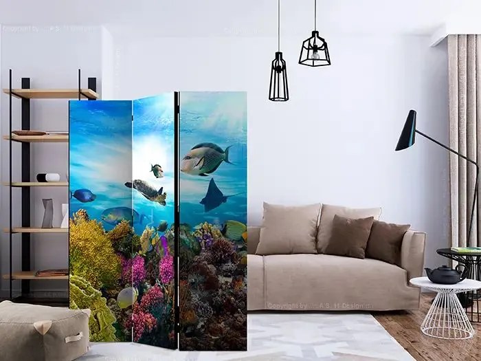 Paraván - Coral reef [Room Dividers] Veľkosť: 135x172, Verzia: Jednostranný