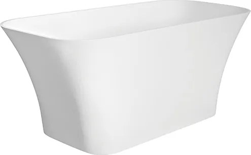 Besco Voľne stojaca vaňa z liateho mramoru Assos 160x70 BESCO-Typ výpuste: Click-Clack štandard, chróm, BESCO-Rozmery: 160x70, BESCO-Farba: Biela