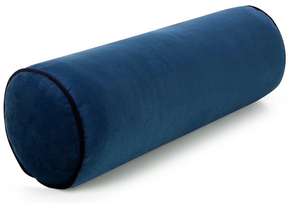 DEKORAČNÝ VANKÚŠ GAJA5 15X45 CM TMAVOMODRÁ