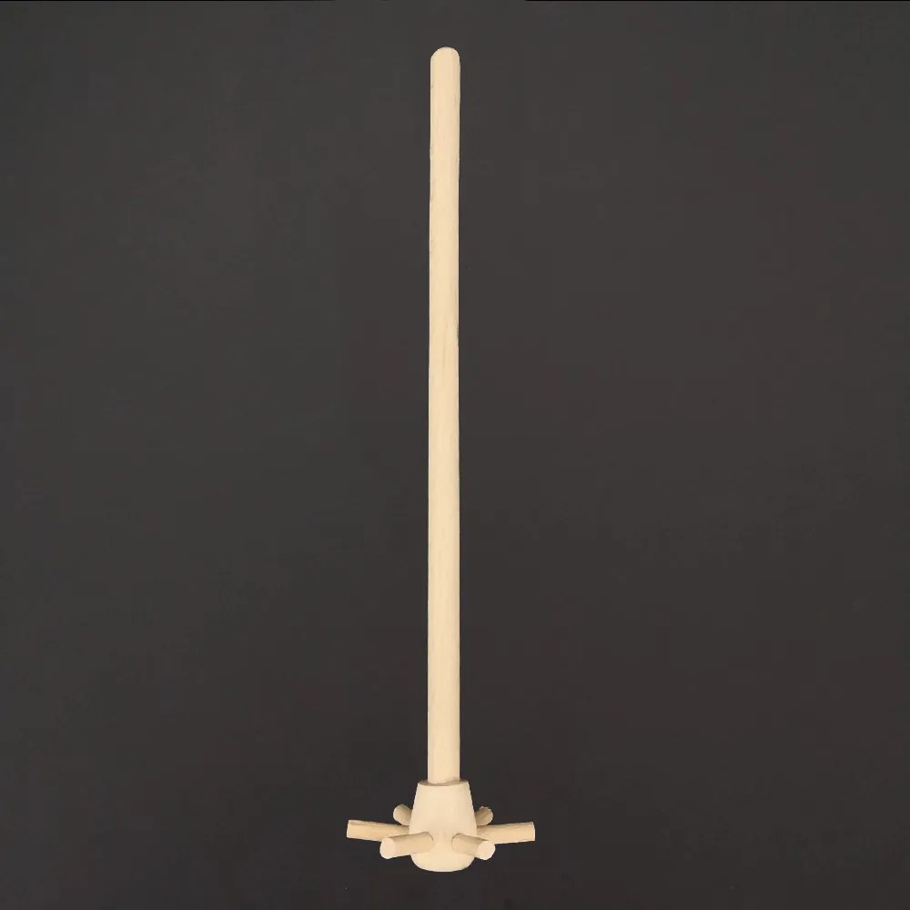 AMADEA Drevená metlička, masívne drevo, dĺžka 21 cm