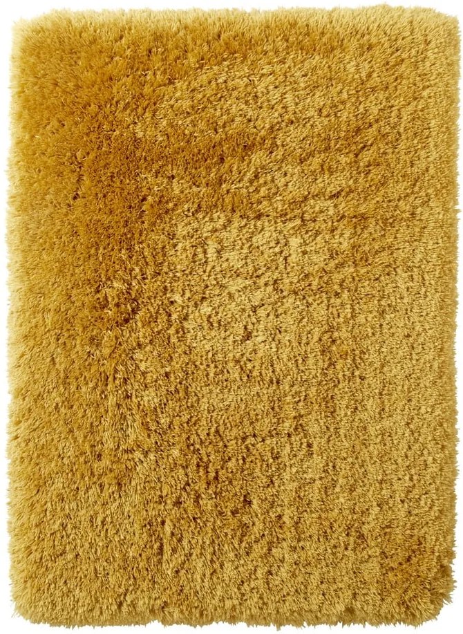 Žltý ručne tuftovaný koberec Think Rugs Polar PL Yellow, 120 × 170 cm