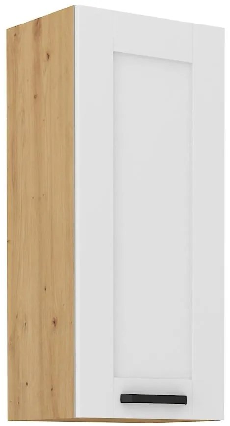 Kuchynská skrinka LUNA biely mat/artisan 40g-90 1f