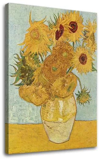 Obraz na plátne Vincent van Gogh - Váza s dvanástimi slnečnicami | rôzne rozmery