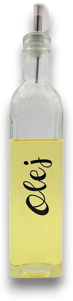 Zeller Present Sada láhví na olej a ocet 500ml+270ml se štítky, Zeller