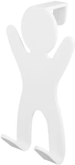 BISK Erga City, dvojitý háčik na dvere na zavesenie, biela, ERG-06653