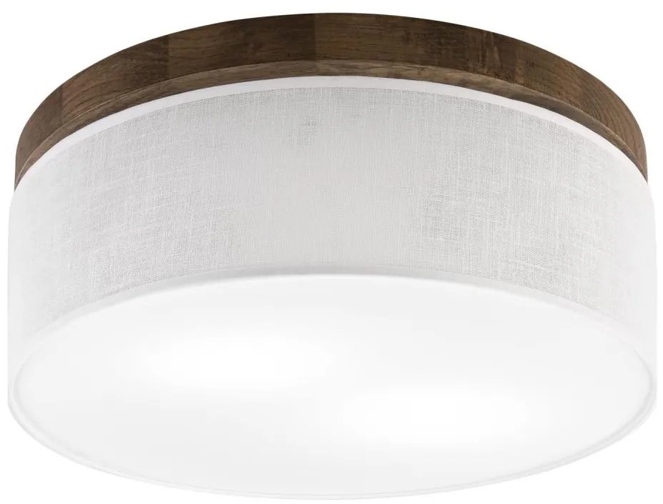 Brilagi - LED stropné svietidlo BELLADONNA 2xE27/15W/230V pr. 40 cm biela/dub or BG1366