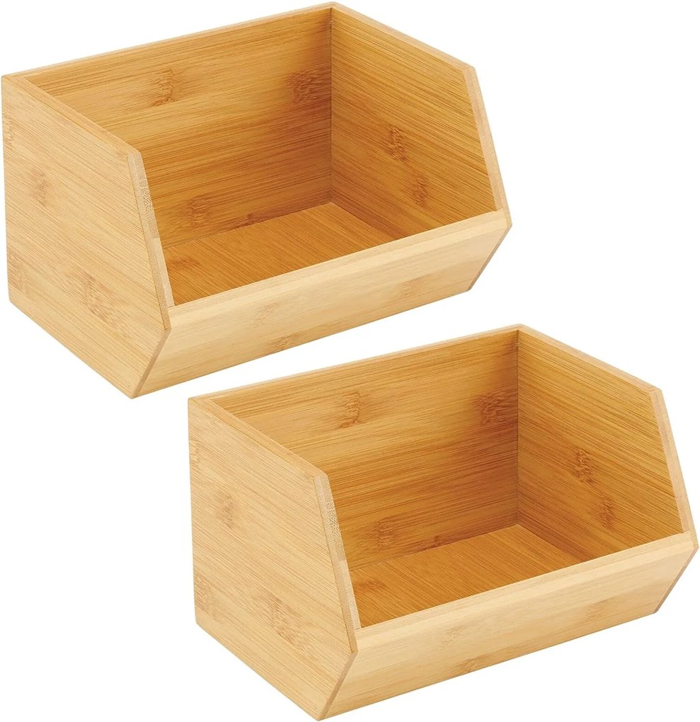Bambusový organizér, úložný box, MINI CAJA