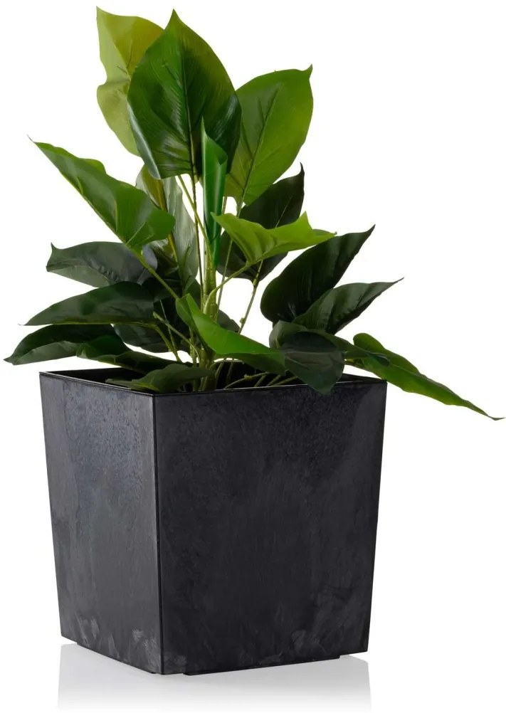 Kvetináč Flore 19x19 cm čierny betón