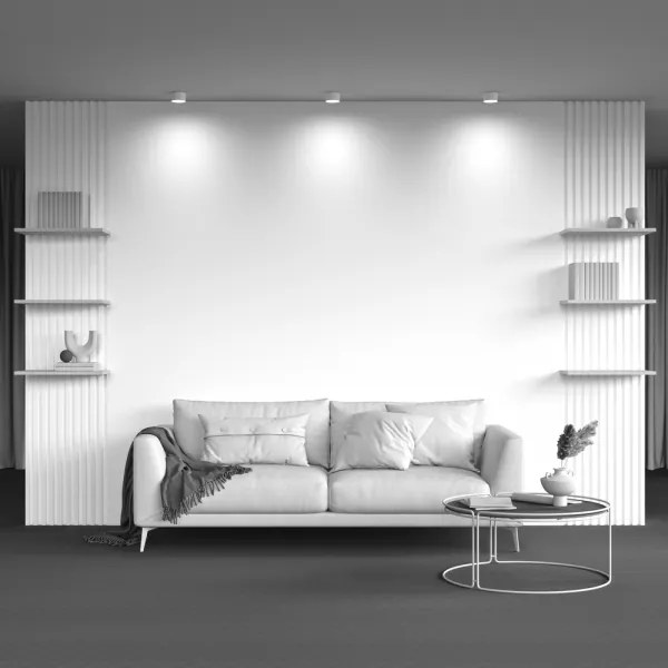 Maytoni C086CL-GX53-SRD-W - Bodové svietidlo HOOP 1xGX53/15W/230V 8,5 cm biela