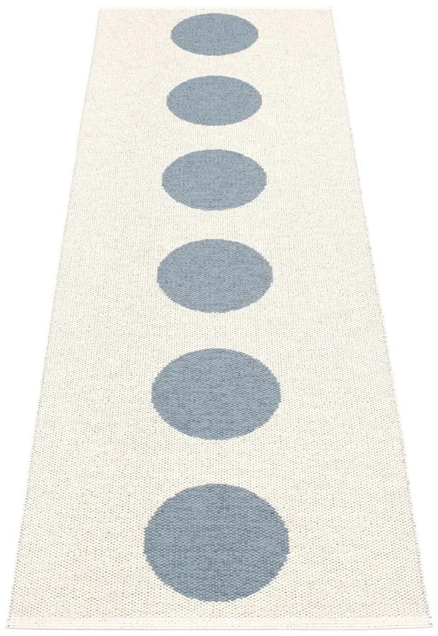 Svetlomodrý vnútorný a vonkajší behúň 70x225 cm Vera Storm – Pappelina