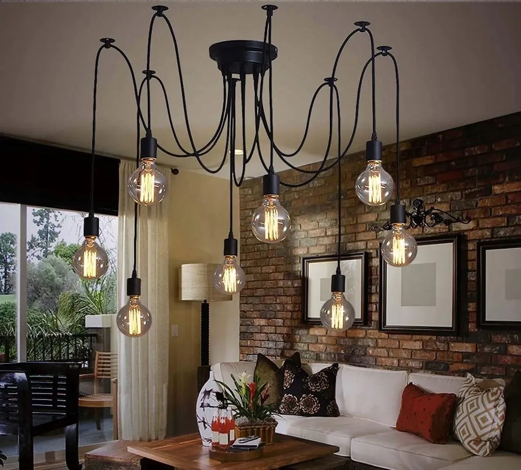 Stropné svietidlo Spider 6