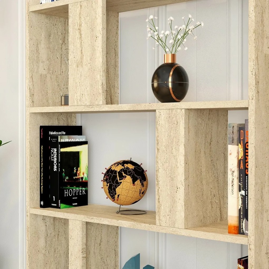 Knižnica Lime Travertine