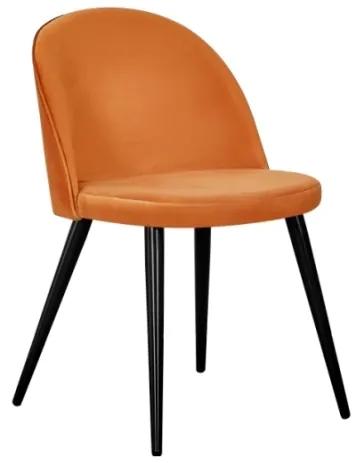 Velvet stolička oranžová