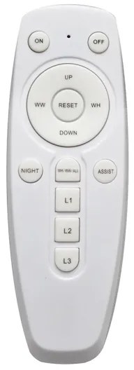 LED Stmievateľné stropné svietidlo s diaľkovým ovládačom TRIESTE 1xLED/52W/230V