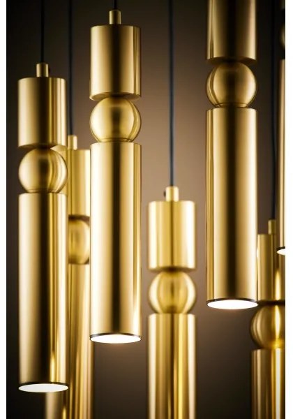 Jupiter 2021 - Luster na lanku ALAS 7xGU10/10W/230V zlatá