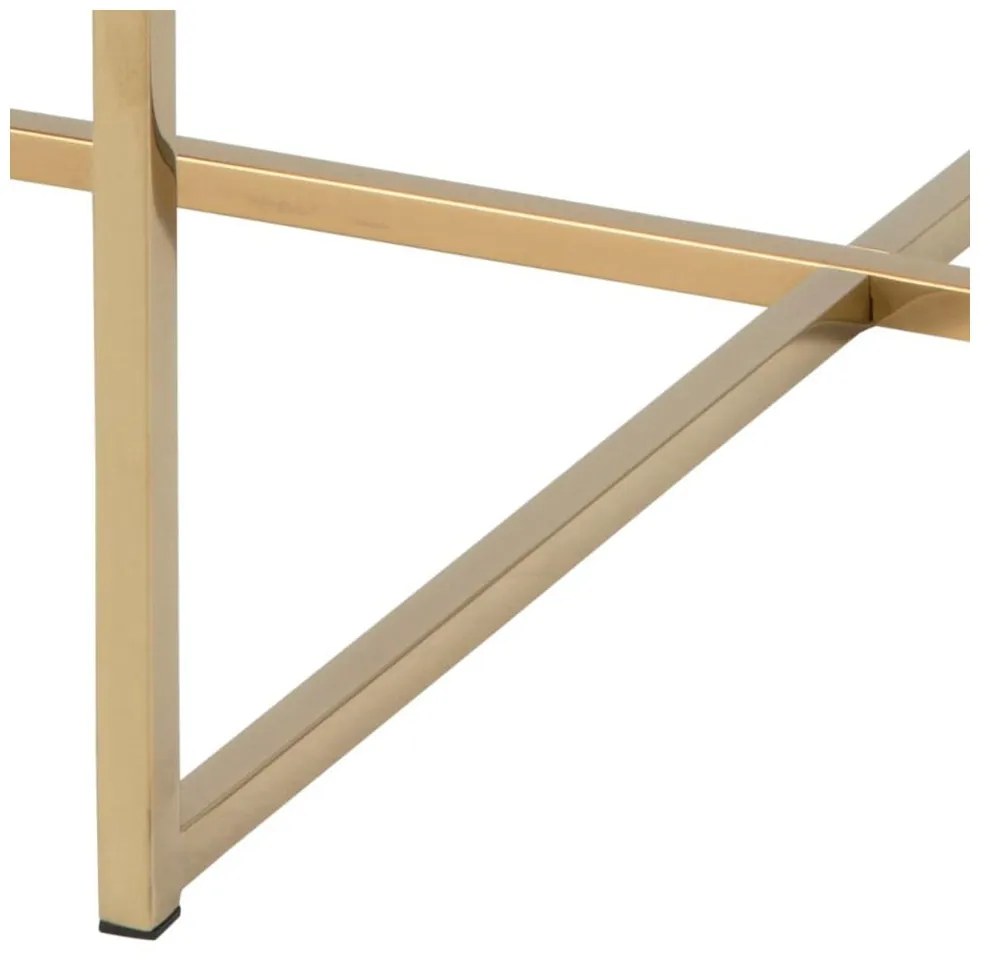 Konferenčný stolík Actona Alisma Golden, ⌀ 80 cm