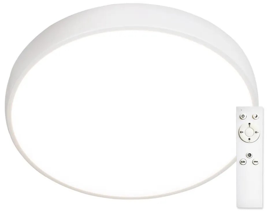 Top Light Metal 40B RC - LED Stmievateľné stropné svietidlo LED/51W/230V + DO biela TP1613