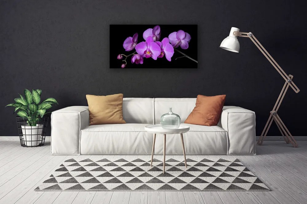 Obraz Canvas Vstavač orchidea kvety 140x70 cm