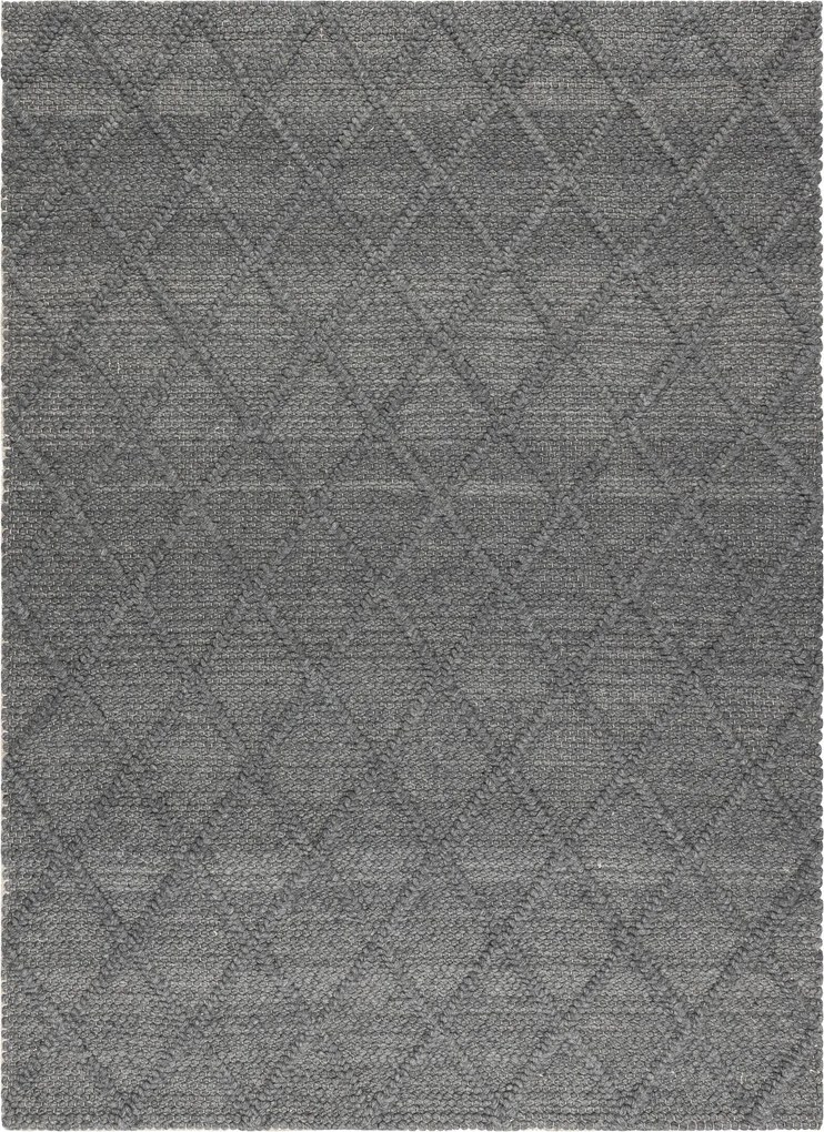 Dywany Łuszczów, Kusový koberec Tahar 99001K antra, 200x290, šedá, obývacia izba