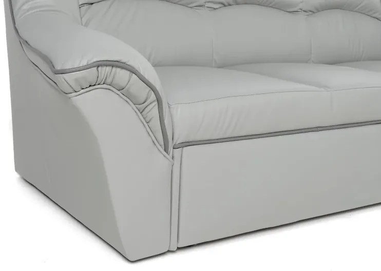 Kožená rohová sedacia súprava DUBAJ LUX XL II, Ľavá, pistáciová (K-57)_čierna (K-70)