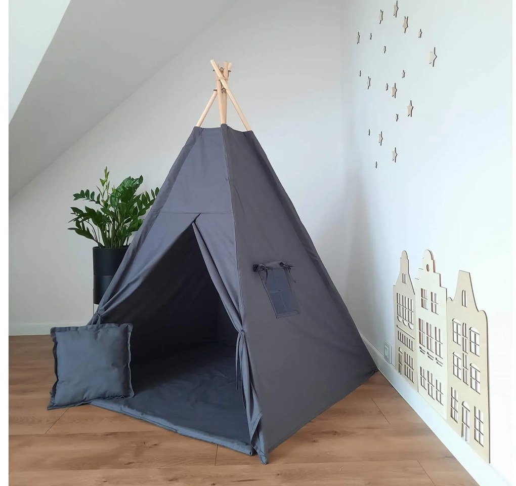 TP Teepee stan - tmavosivá