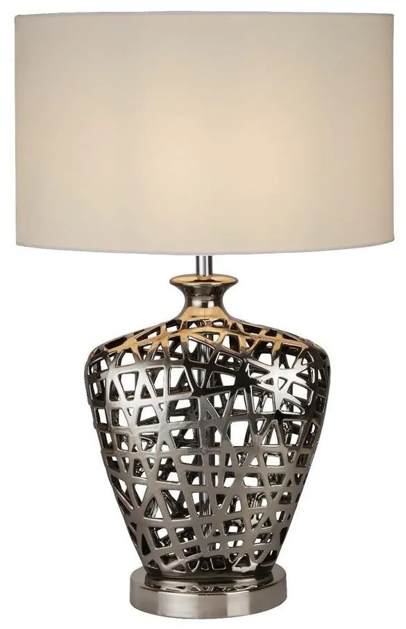 Searchlight EU4852CC - Stolná lampa NETWORK 1xE27/60W/230V