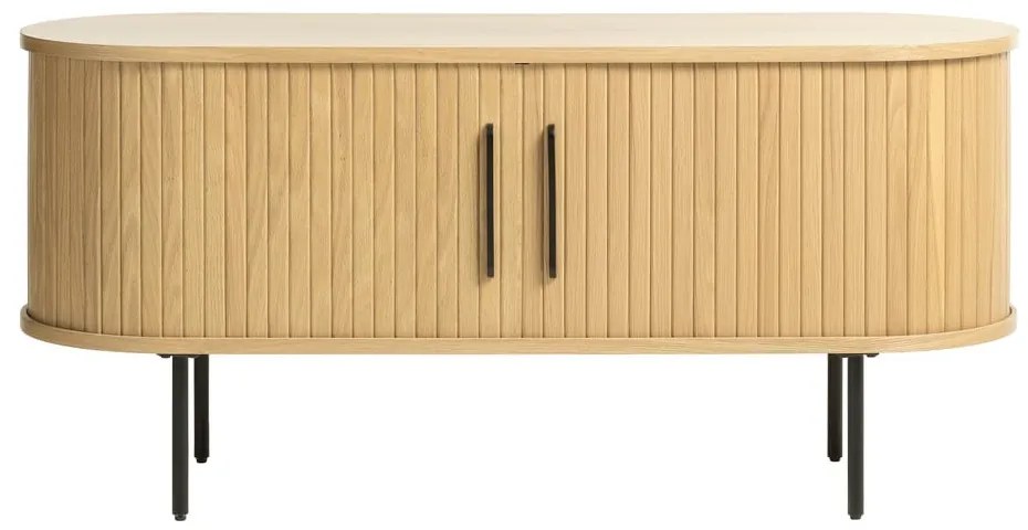 TV stolík v dekore duba v prírodnej farbe 120x56 cm Nola – Unique Furniture